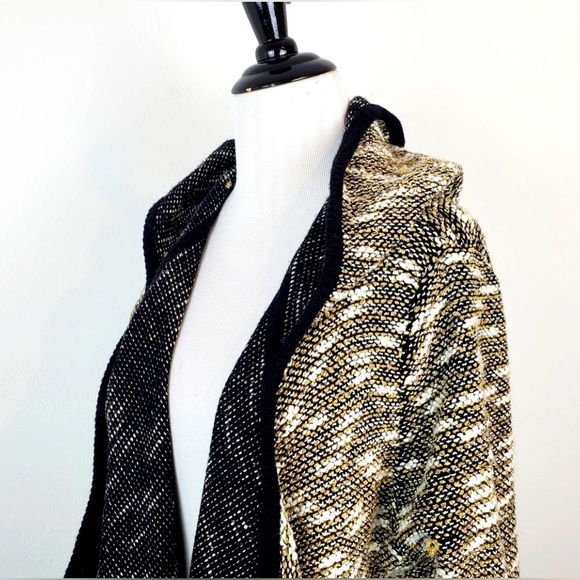 NEW BCBGMAXAZRIA Alpaca Blend Knit Hooded Cardigan Duster Sweater - Picture 9 of 11